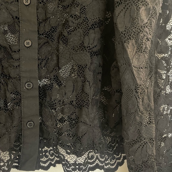 DOLAN Sheer Lace Blouse - Picture 5 of 9